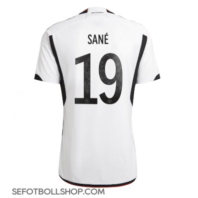 Billiga Tyskland Leroy Sane #19 Hemma fotbollskläder VM 2022 Kortärmad
